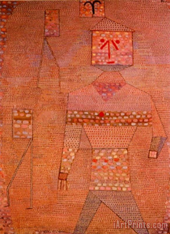 Paul Klee Le General En Chef Des Barbares Art Painting