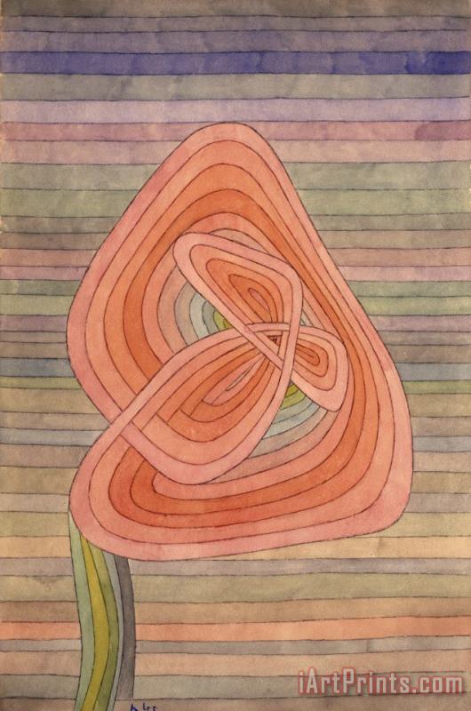 Lonely Flower painting - Paul Klee Lonely Flower Art Print