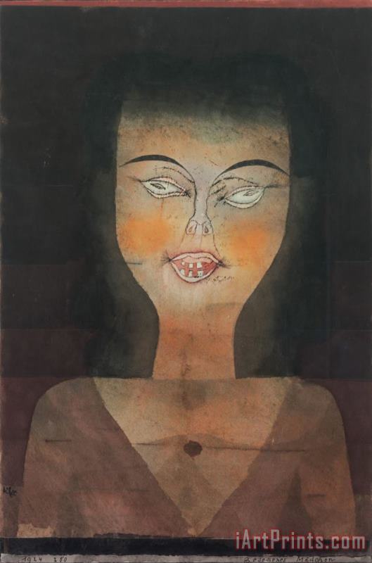Paul Klee Possessed Girl 1924 Art Painting