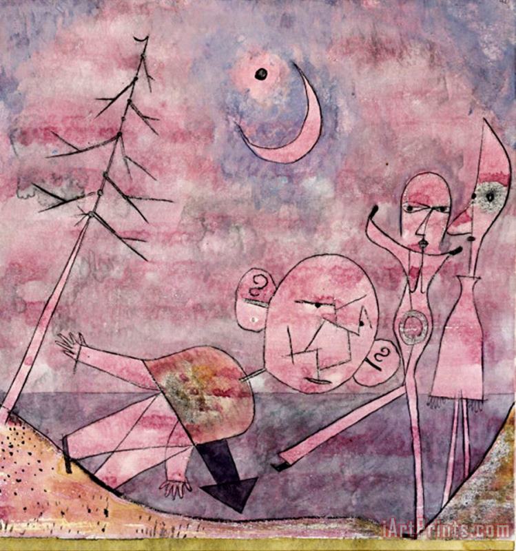Paul Klee Scene at The Water 1922 Art Print