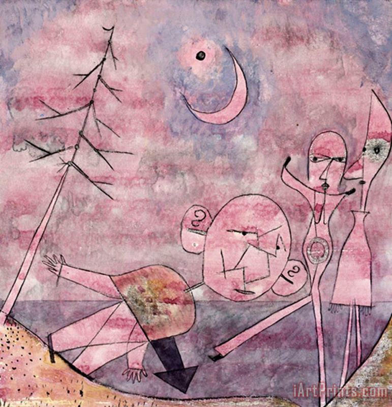 Paul Klee Scene at The Water Scene Am Wasser Art Painting