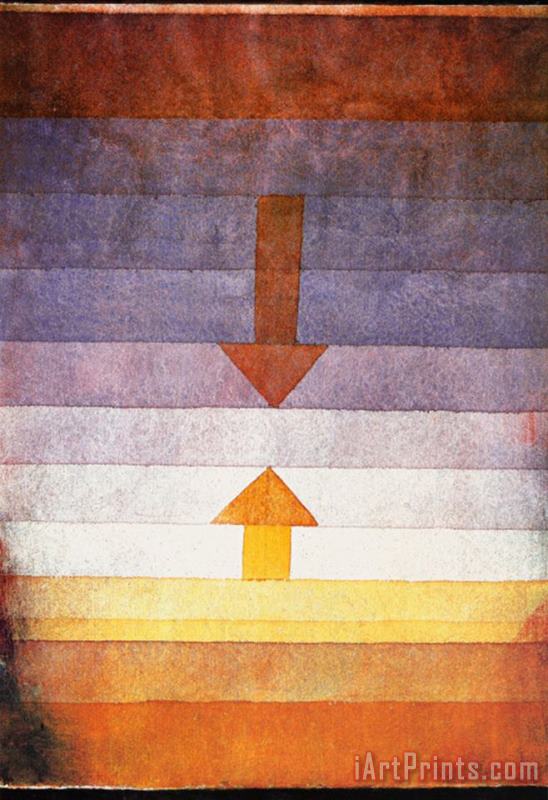 Paul Klee Scheidung Abends C 1922 Art Print
