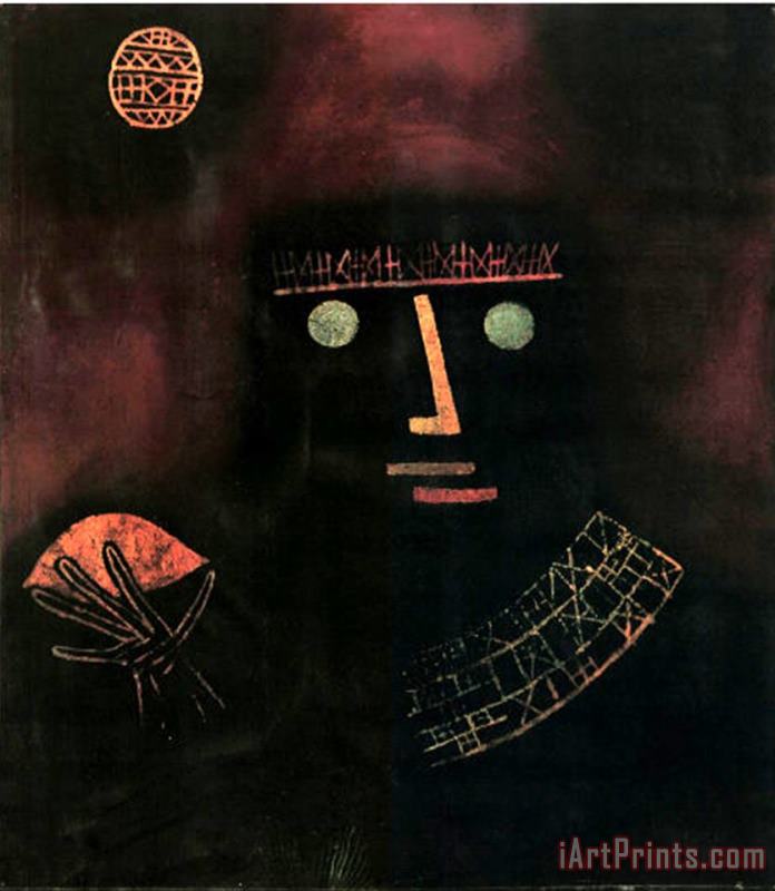 Paul Klee Schwarzer Furst 1927 Art Painting