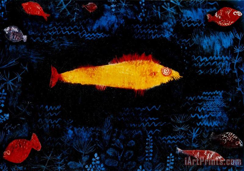 Paul Klee The Goldfish Art Painting