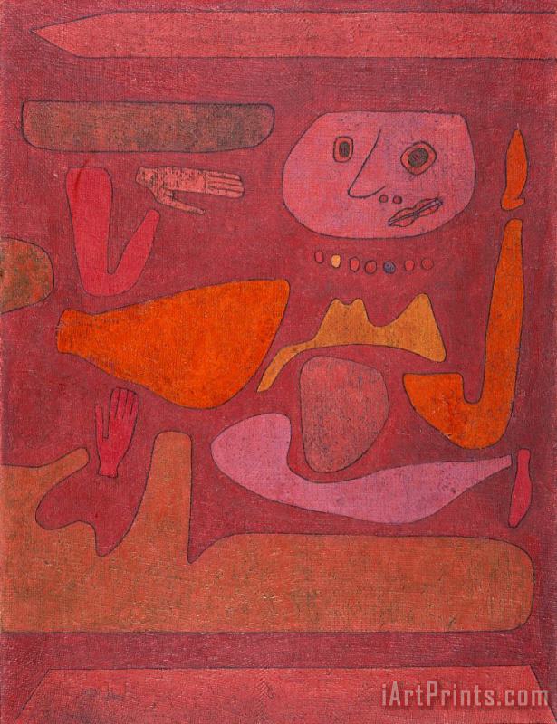 The Man of Confusion painting - Paul Klee The Man of Confusion Art Print