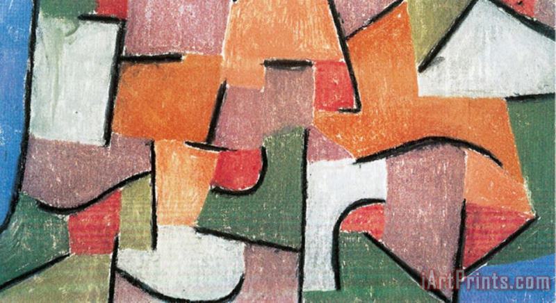 Paul Klee Uberland 1937 Art Painting
