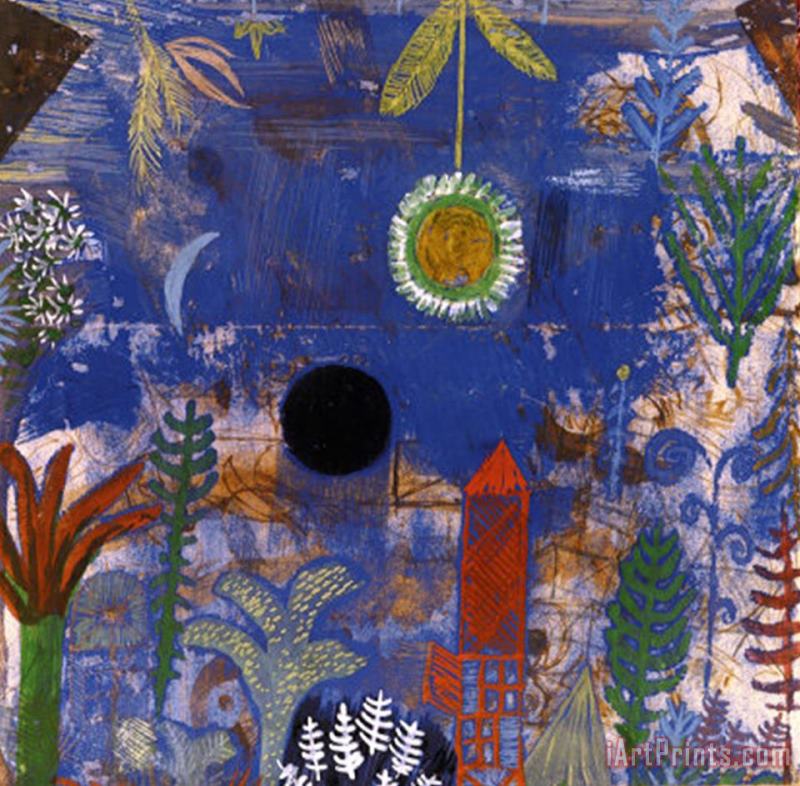 Paul Klee Versunkene Landschaft 1918 Art Painting