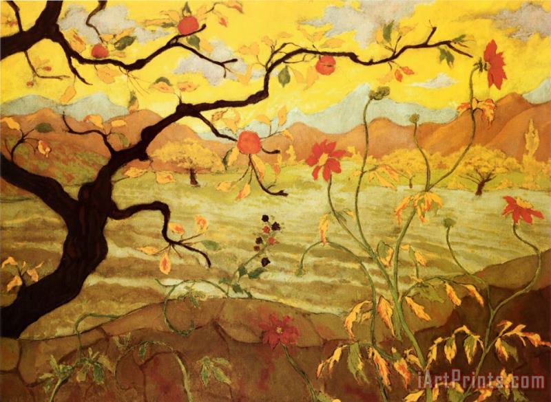 Apple-tree painting - Paul Ranson Apple-tree Art Print