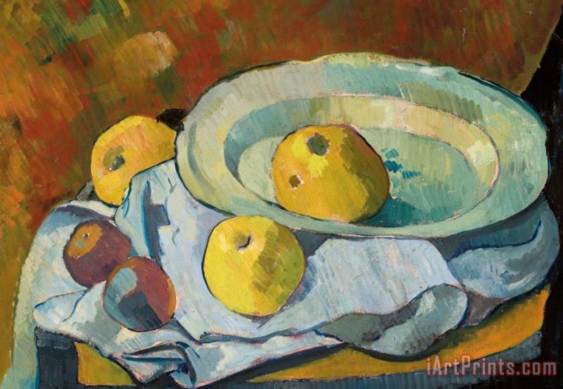 Plate Of Apples painting - Paul Serusier Plate Of Apples Art Print