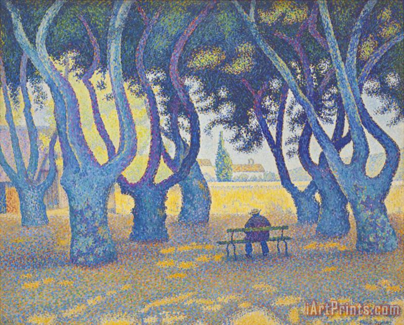 Paul Signac Place Des Lices, St. Tropez Art Print