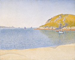 Paul Signac Port of Saint Cast painting