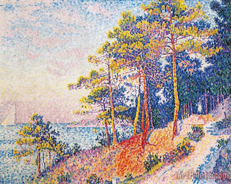 Paul Signac St Tropez The Custom's Path Art Painting