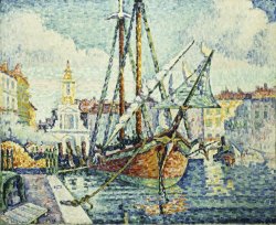 Paul Signac The Port of St. Tropez painting