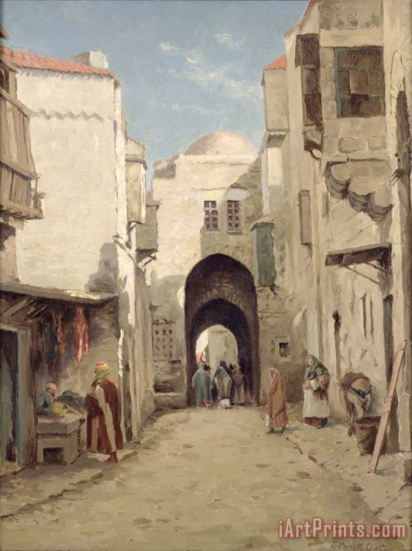 A Street in Jerusalem painting - Percy Robert Craft A Street in Jerusalem Art Print