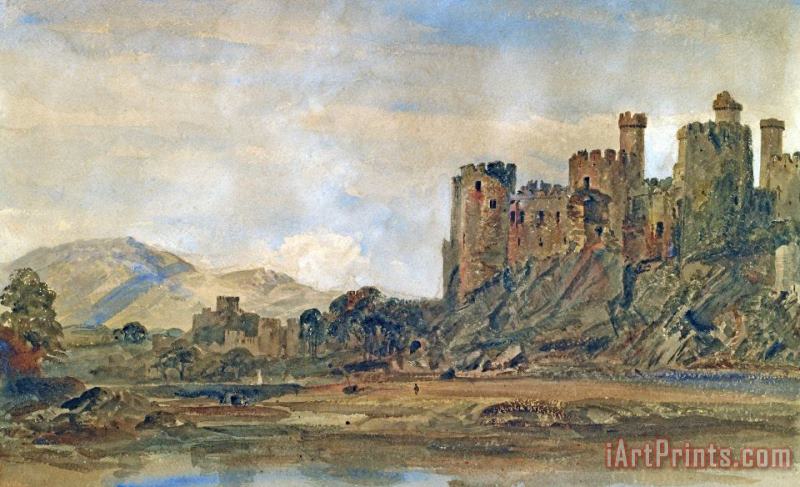 Peter de Wint Conway Castle Art Painting