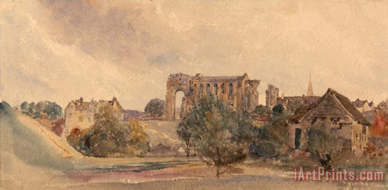 Peter de Wint Malmesbury Abbey Art Print