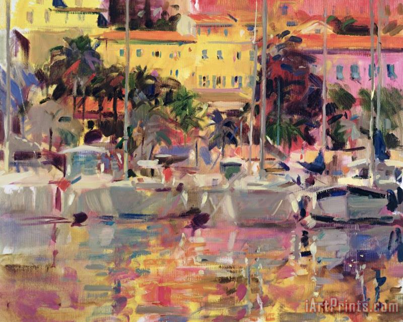 Peter Graham Golden Harbour Vista Art Painting