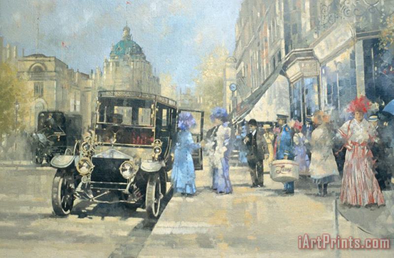 Shopping in Style painting - Peter Miller Shopping in Style Art Print