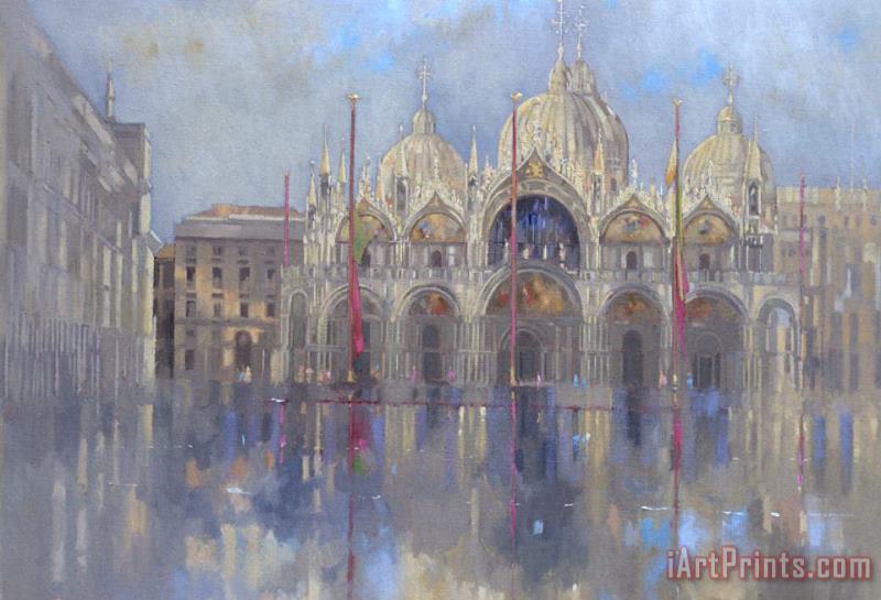 St Mark's -Venice painting - Peter Miller St Mark's -Venice Art Print
