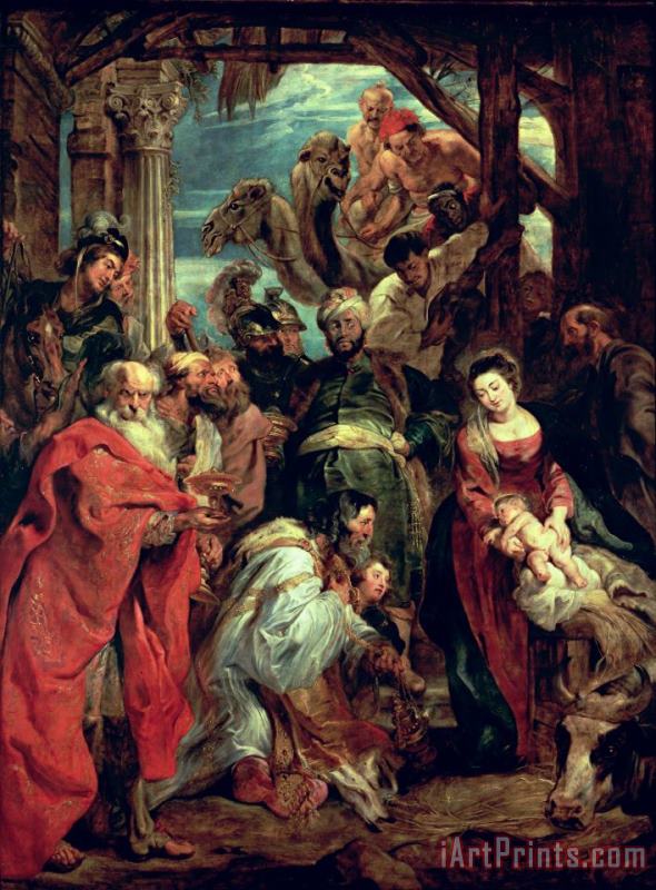 Adoration of The Magi painting - Peter Paul Rubens Adoration of The Magi Art Print