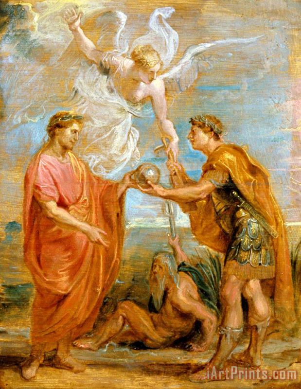 Peter Paul Rubens Constantius Appoints Constantine As His Successor Art Painting