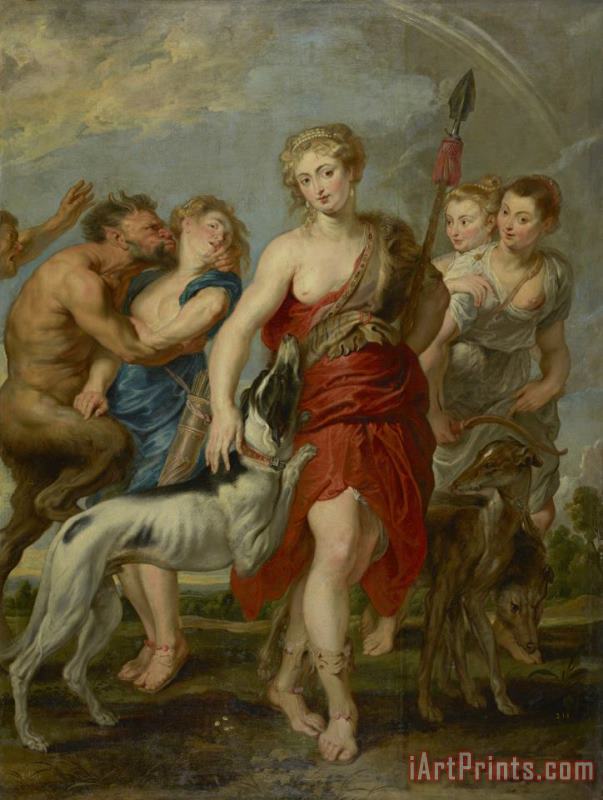 Peter Paul Rubens Diana And Her Nymphs on The Hunt Art Painting