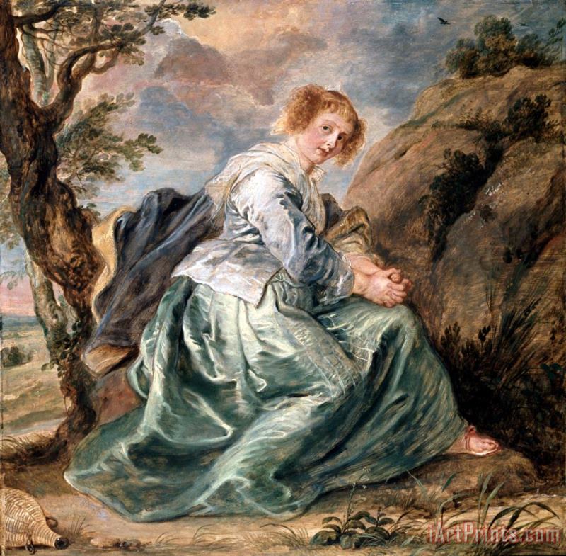 Peter Paul Rubens Hagar in The Desert Art Painting