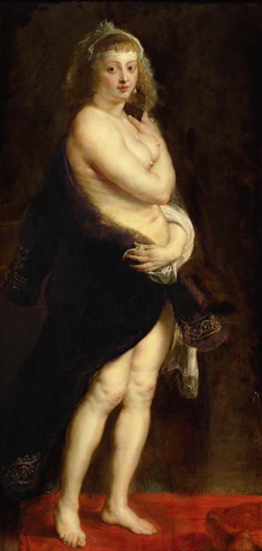 Helena Fourment in a Fur Robe painting - Peter Paul Rubens Helena Fourment in a Fur Robe Art Print