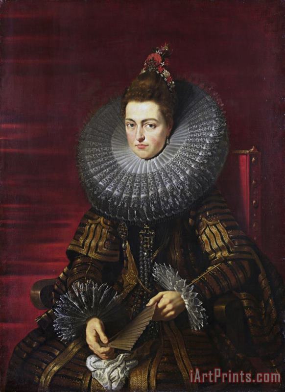 Peter Paul Rubens Infanta Isabella Clara Eugenia, Regent of The Netherlands Art Print