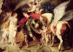 Peter Paul Rubens Perseus Liberating Andromeda painting