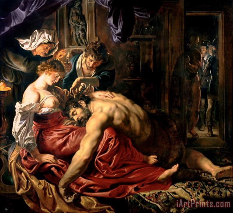 Peter Paul Rubens Samson and Delilah Art Print