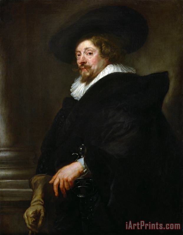 Peter Paul Rubens Self Portrait Art Painting