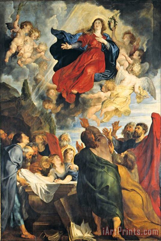 Peter Paul Rubens The Assumption of The Virgin Mary Art Painting