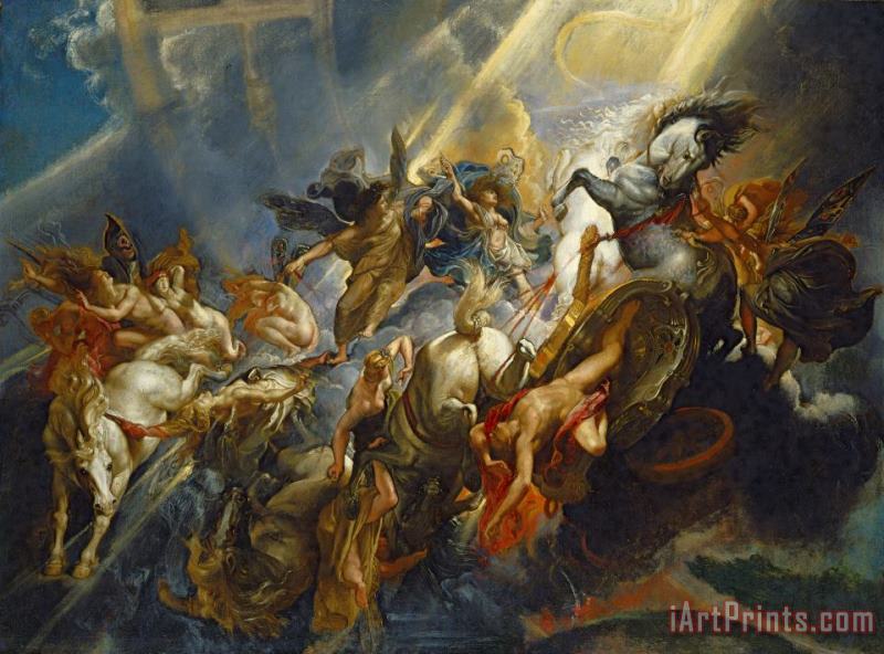 The Fall Of Phaeton painting - Peter Paul Rubens The Fall Of Phaeton Art Print