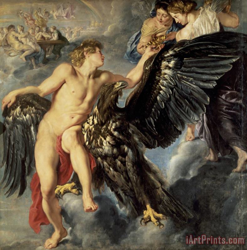 The Kidnapping of Ganymede painting - Peter Paul Rubens The Kidnapping of Ganymede Art Print