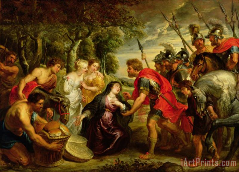 The Meeting of David and Abigail painting - Peter Paul Rubens The Meeting of David and Abigail Art Print