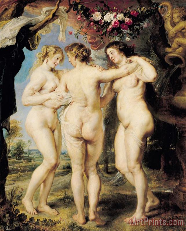 Peter Paul Rubens The Three Graces Art Print