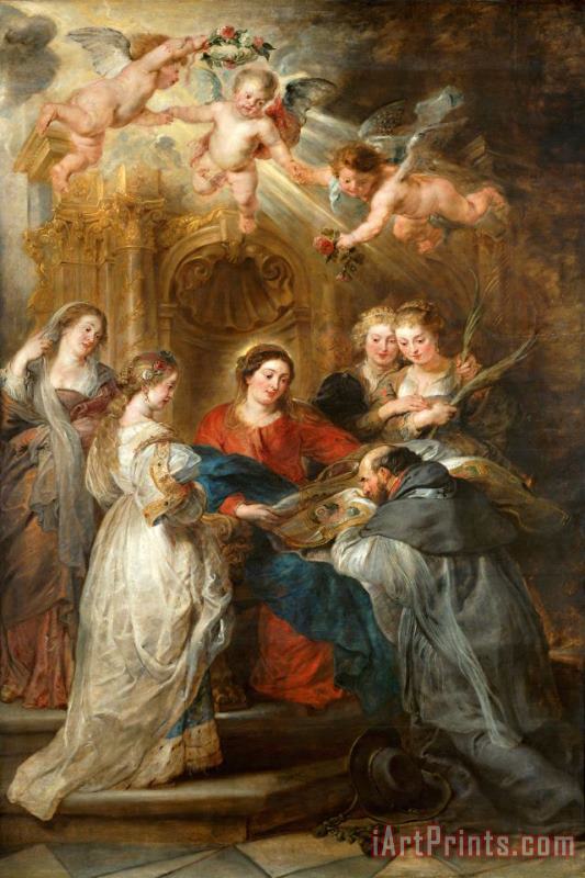 Peter Paul Rubens The Triptych of St. Ildefonso Art Print