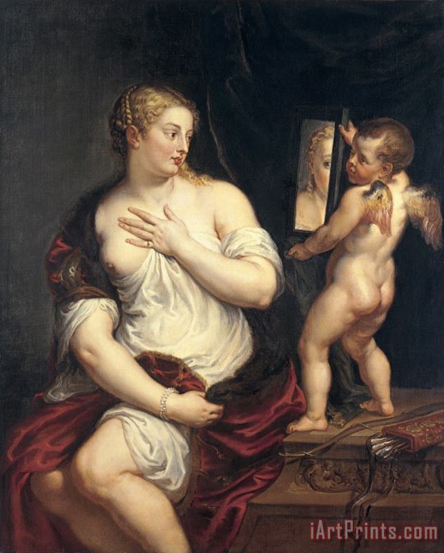 Venus And Cupid painting - Peter Paul Rubens Venus And Cupid Art Print