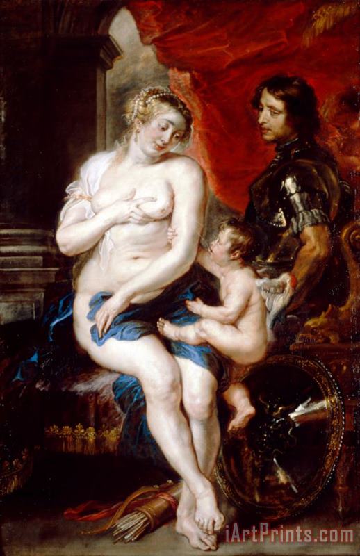 Peter Paul Rubens Venus, Mars And Cupid Art Painting