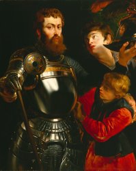 Peter Paul Rubens Warrior painting