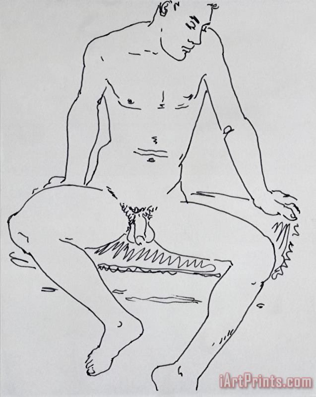 Peter Samuelson Male Nude Art Painting