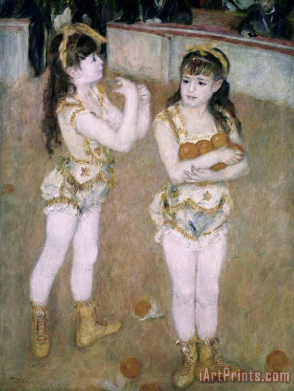 Pierre Auguste Renoir Acrobats At The Cirque Fernand Art Painting