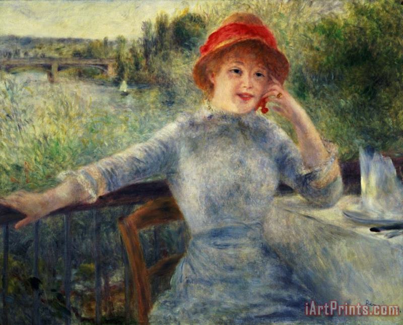 Pierre Auguste Renoir Alphonsine Fournaise Art Painting