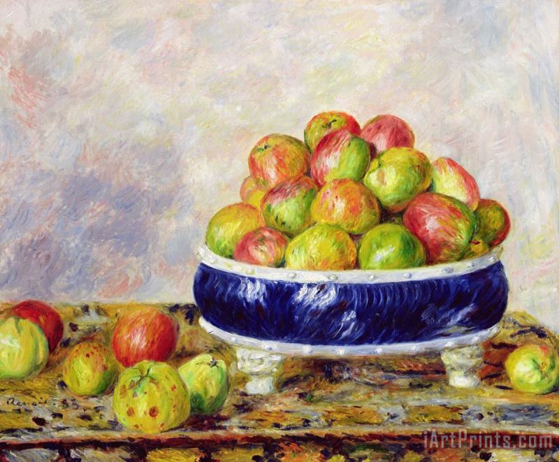  Pierre Auguste Renoir Apples in a Dish Art Painting