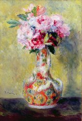 Pierre Auguste Renoir Bouquet in a Vase painting