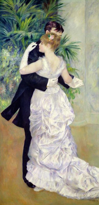 Dance in the City painting - Pierre Auguste Renoir Dance in the City Art Print