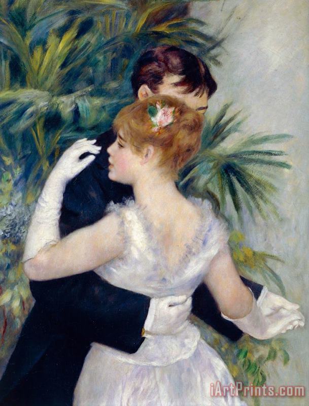 Pierre Auguste Renoir Dance In The City Art Print