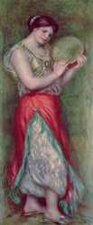 Pierre Auguste Renoir Dancing Girl with Tambourine