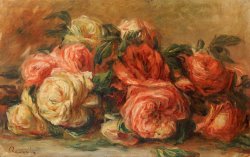 Pierre Auguste Renoir Discarded Roses painting